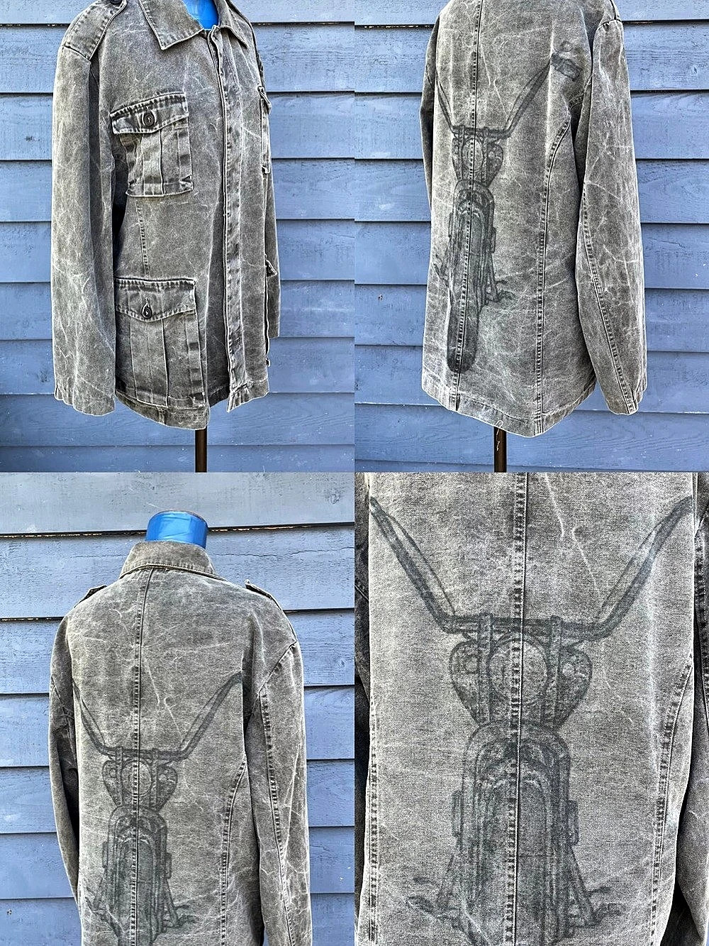 Men’s Gray Utility Jacket